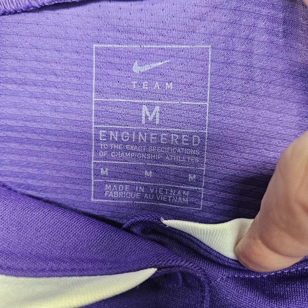 Nike Stock Vapor Select2 Full Button Softball Game Jersey Women's M Purple - Picture 3 of 6
